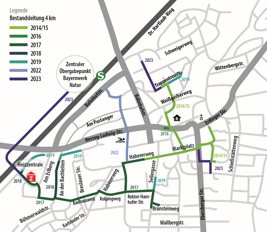 KUMS Wärmeversorgungsgebiete Stand Mai 2023