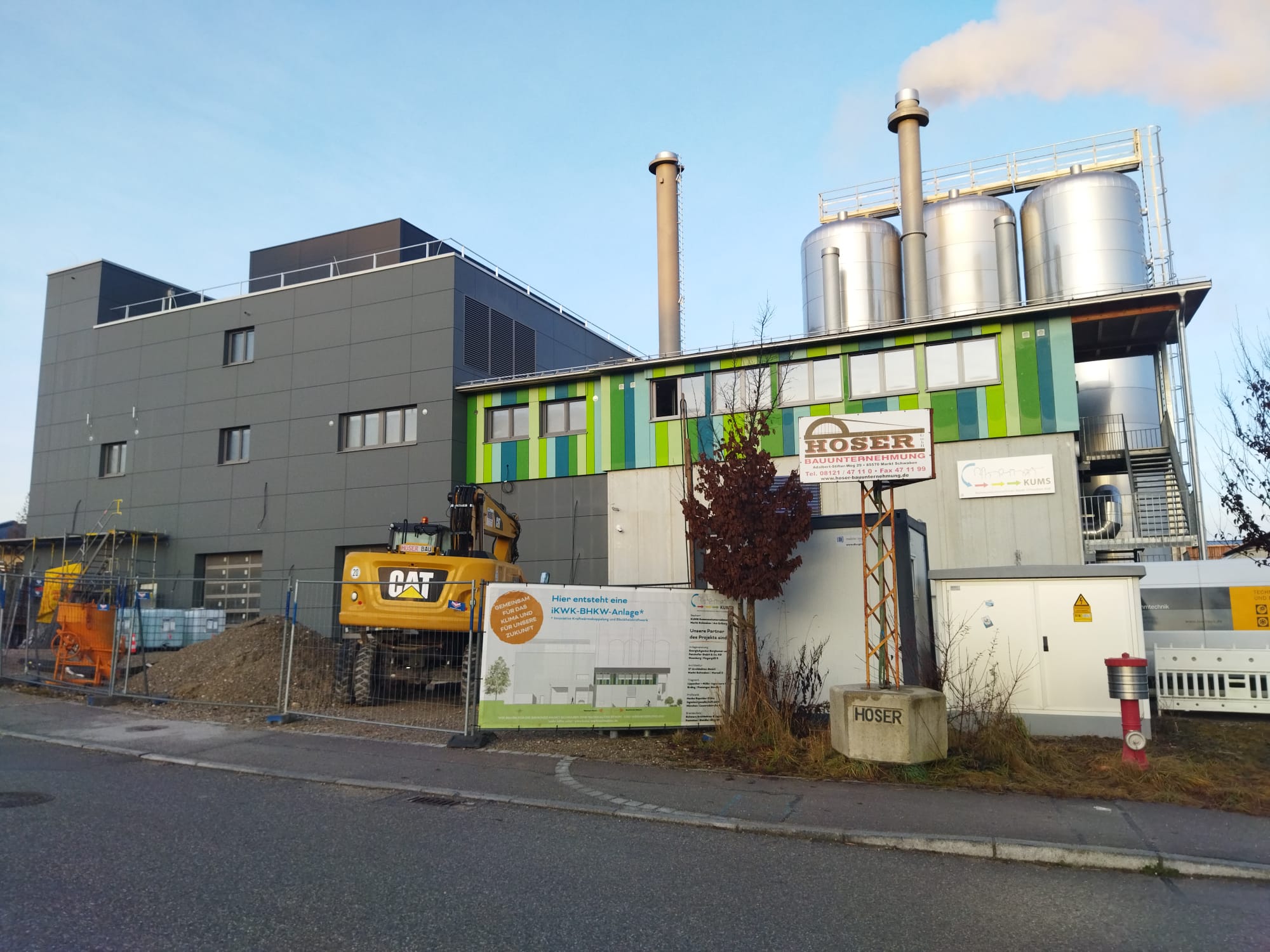 Der KUMS-Erweiterungsbau endlich ohne Gerüst